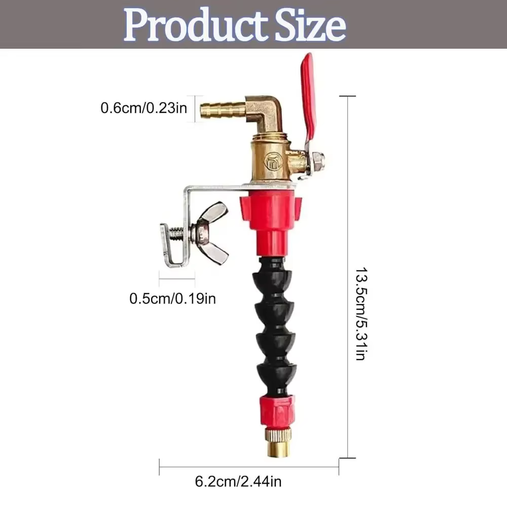 Pulvérisateur d'eau pour meuleuse d'angle de 135mm