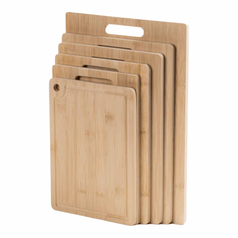 Planche à découper en bambou écologique, double face, portable, durable, pour couper les légumes, la viande, planche à découper pour le camping