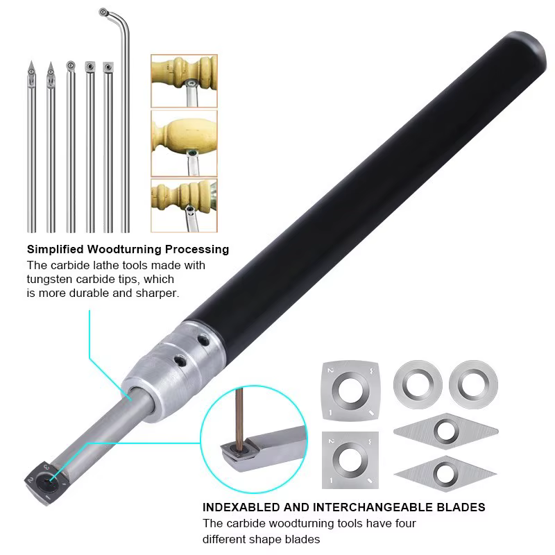 Carbure Bois Tour Outils de Tournage avec Insert Cutter pour le Travail