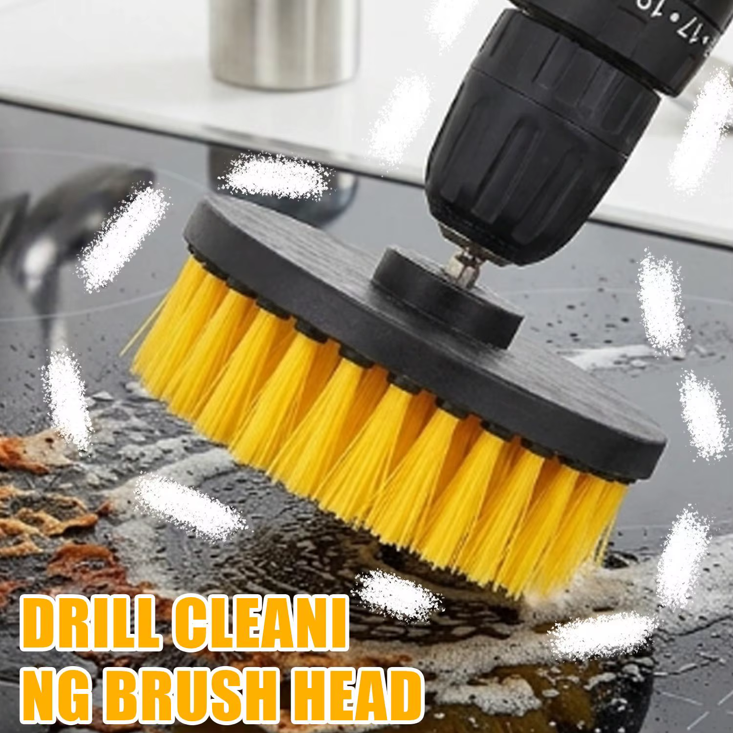 Kit de brosses de nettoyage multi-usages pour perceuse