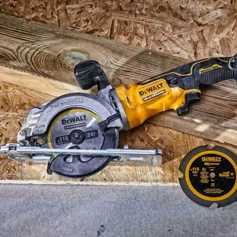 DEWALT DT20420 lame de scie circulaire sans fil encadrement 115mm x 9.5mm 24T menuiserie professionnel coupe tranchante accessoires d'outils électriques