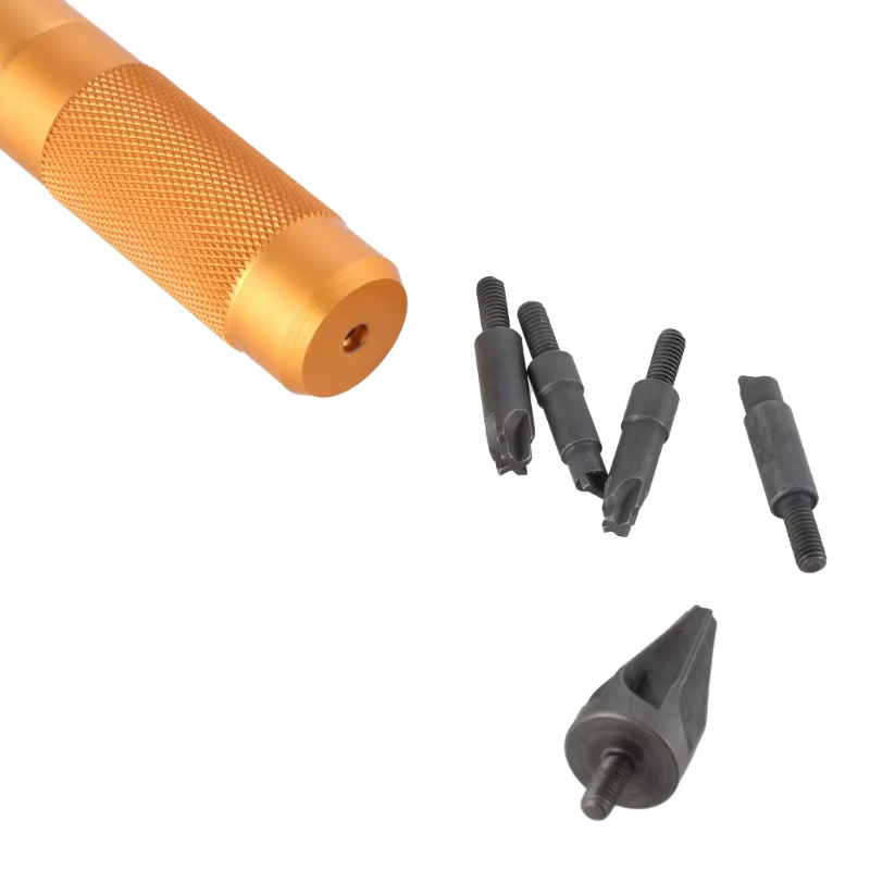 Outil d'ébavurage acier métal résine cuivre plastique impression 3D bords plomberie