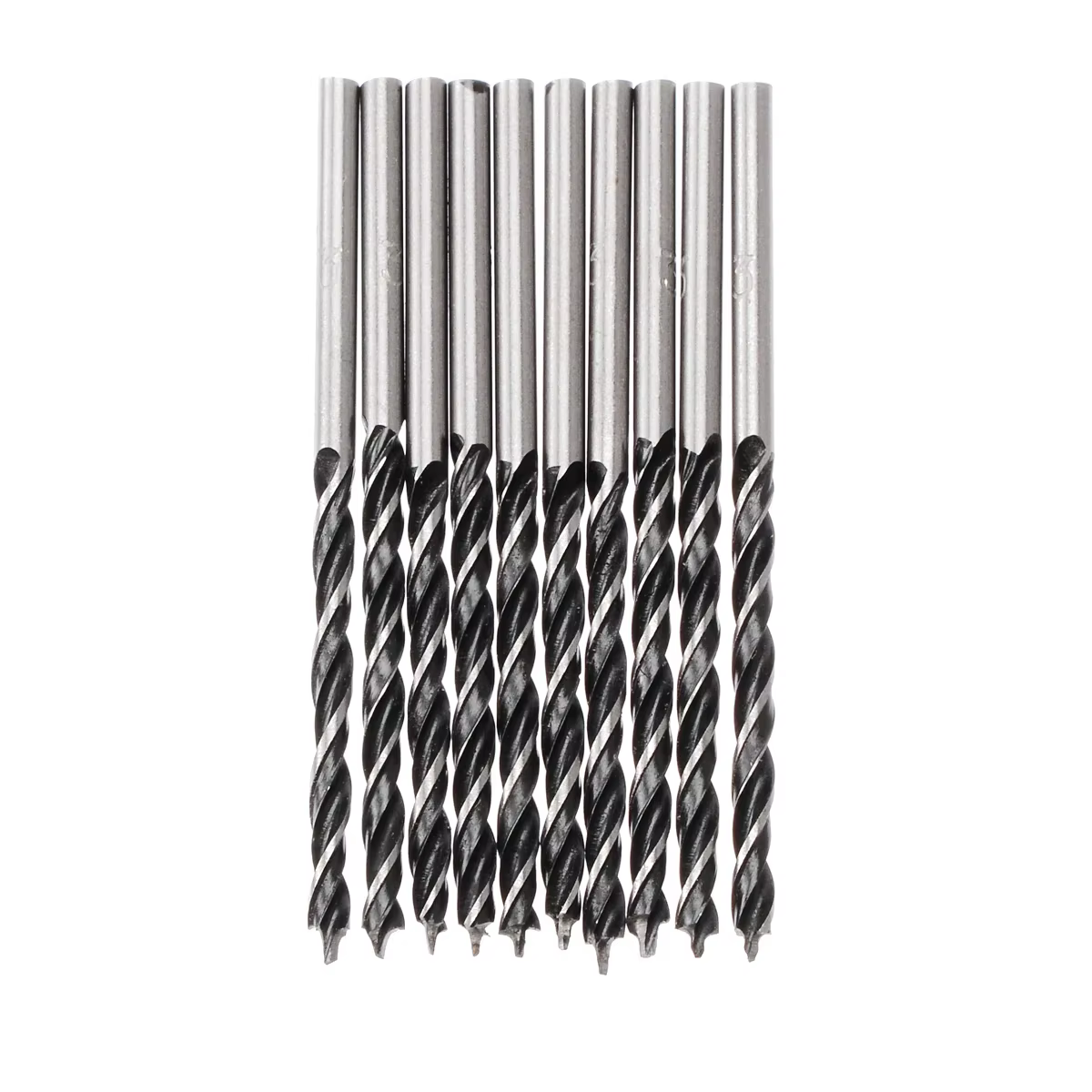 Forets à bois à haute résistance, 10 pièces, forets à bois avec pointe centrale de 3mm de diamètre pour le travail du bois