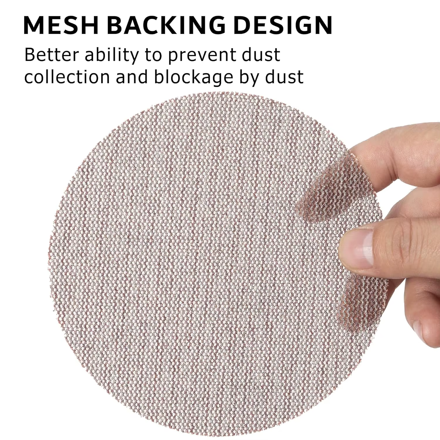 10 pièces 4/5/6/7 pouces disques abrasifs à mailles crochet et boucle disque abrasif sans poussière Anti-blocage papier de verre de meulage tranchant pour meubles en bois