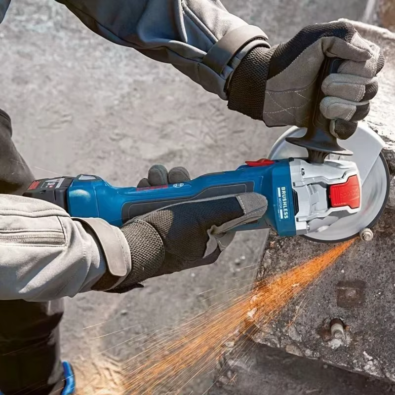 Bosch GWX180-Li 18V meuleuse d'angle sans fil système X-LOCK moteur sans brosse outil nu