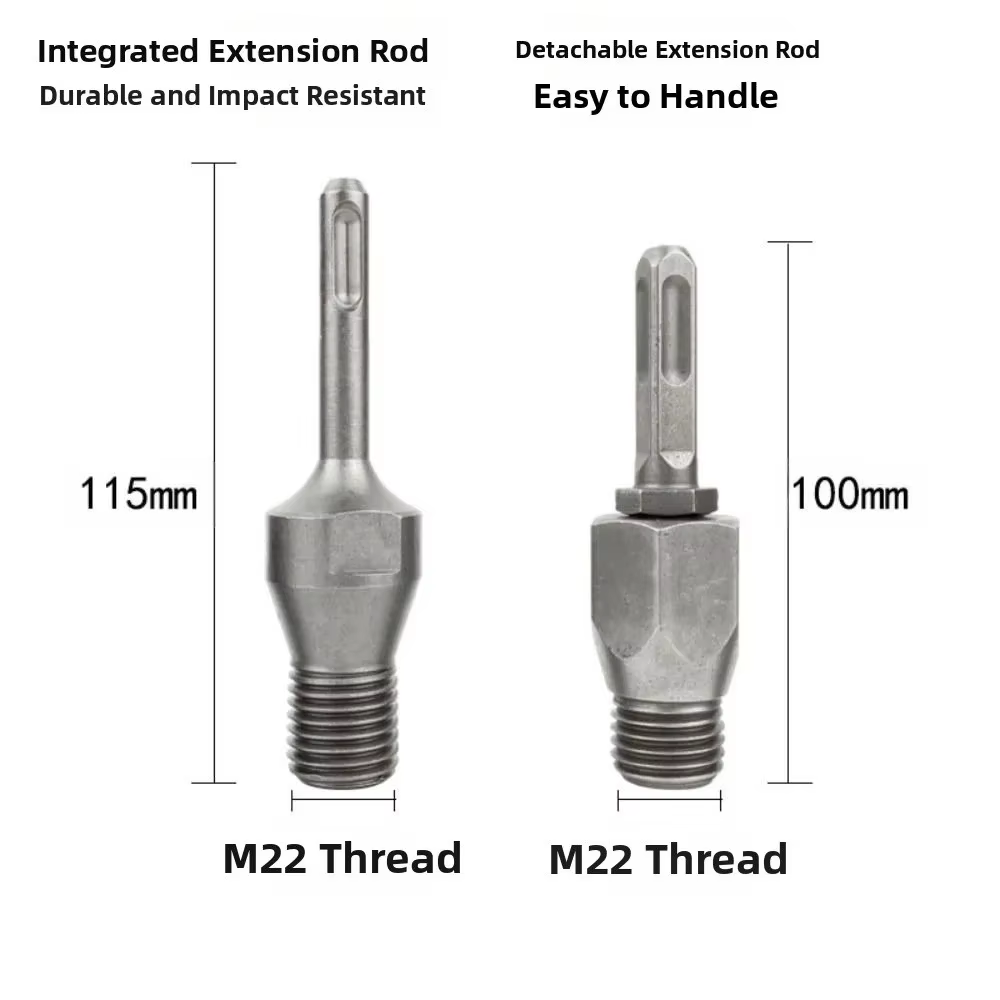 Adaptateur de foret diamant M22, connecteurs, filetage de vis, adaptateur de perceuse Durable, adaptateur de forets à noyau sec et humide, pièce d'outil électrique
