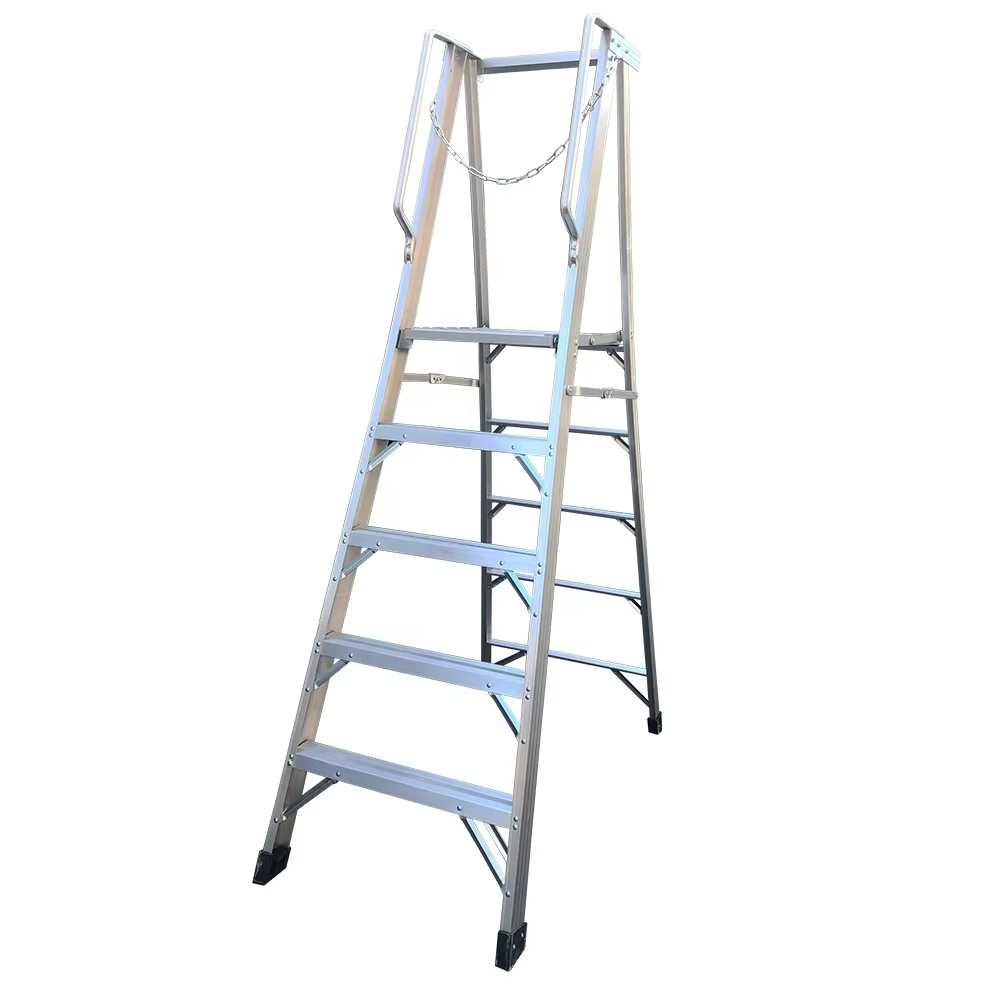 Échelle pliante télescopique en aluminium 4