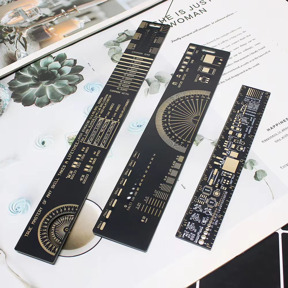 Règle de mesure multifonctionnelle pour PCB de 15 cm/20 cm/25 cm