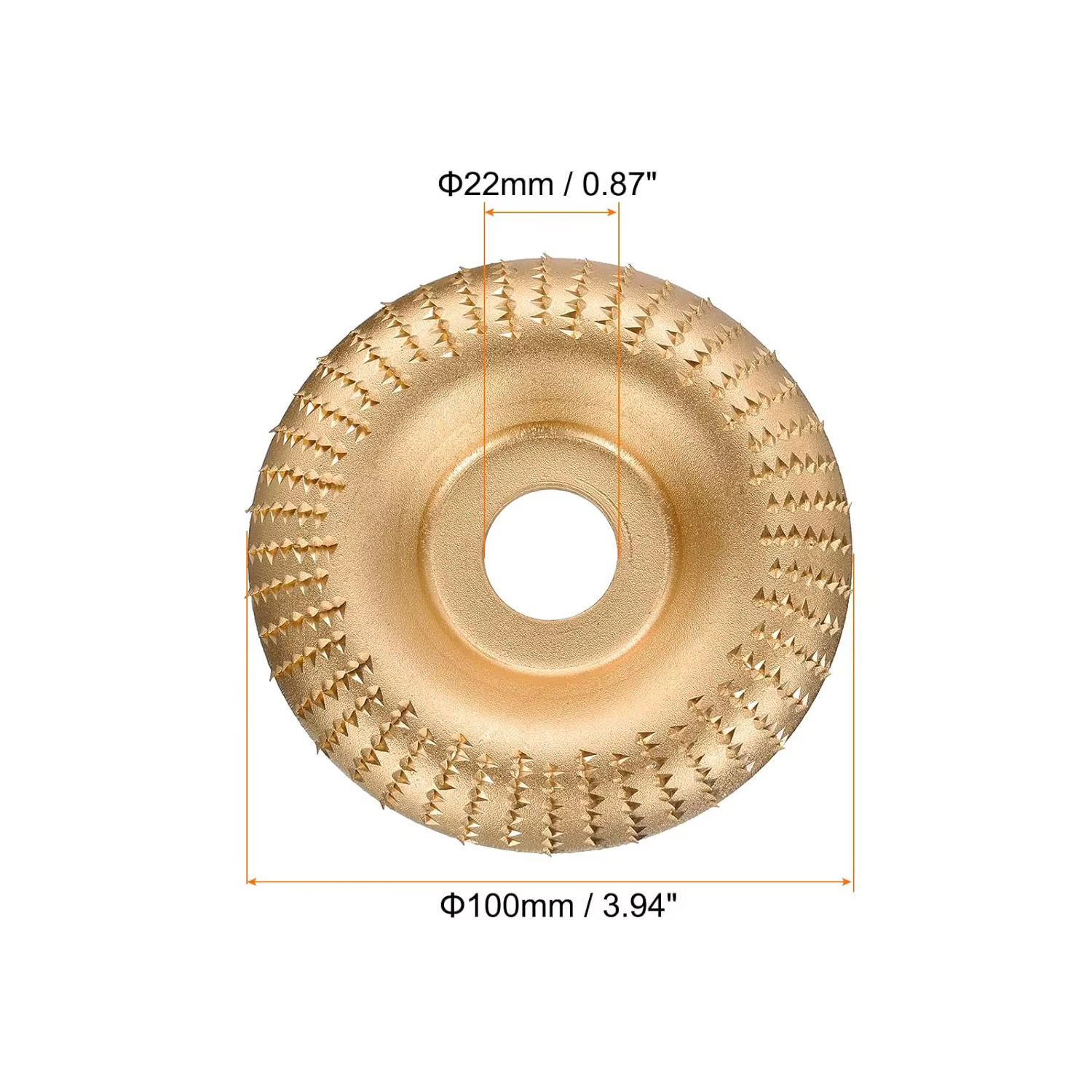Disque de meulage pour sculpture sur bois 4 pouces