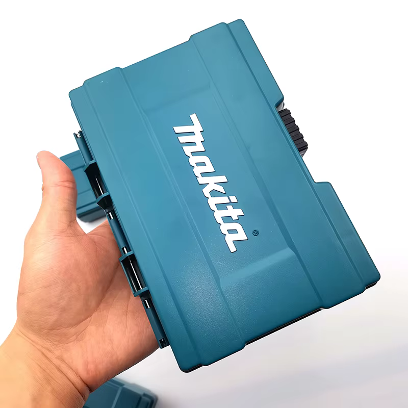 Makita Original outil accessoires boîte de rangement forets vis aimant douille pièces de quincaillerie Style maison Portable petit étui