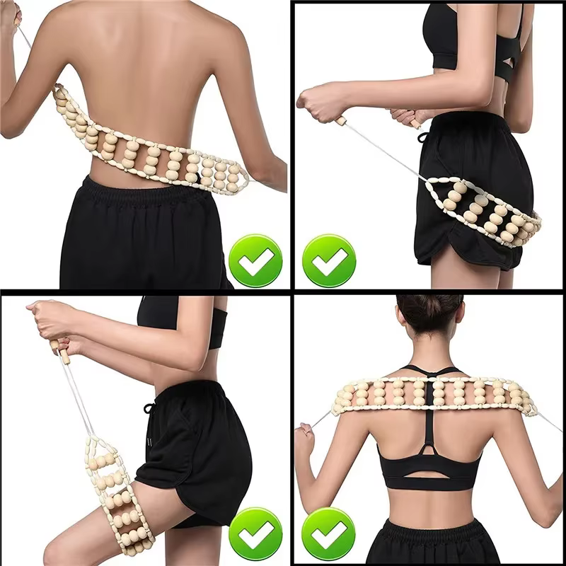 Outils de Massage en bois Massage lymphatique rouleau de thérapie en bois masseur Maderothérapie Cellulite masseurs corporels outils de maderothérapie