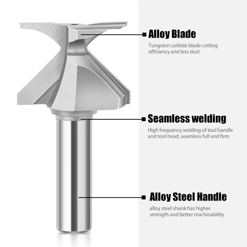 Arc Bending Integrated Forming Knife Router Bits R18*1/2Inch Woodworking Circular