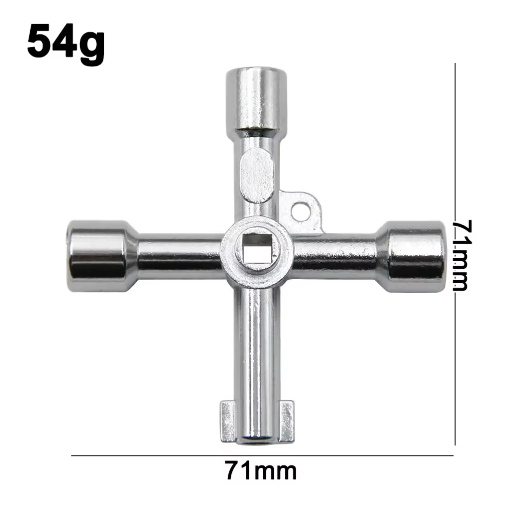 Tournevis multifonctionnel 4-en-1 portable en argent