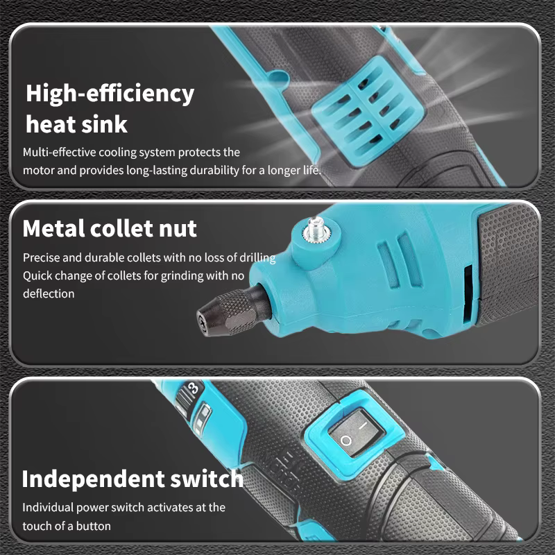 Makita – meuleuse électrique sans balais à 6 vitesses
