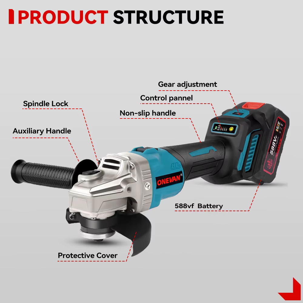Makita – meuleuse d'angle électrique sans balais