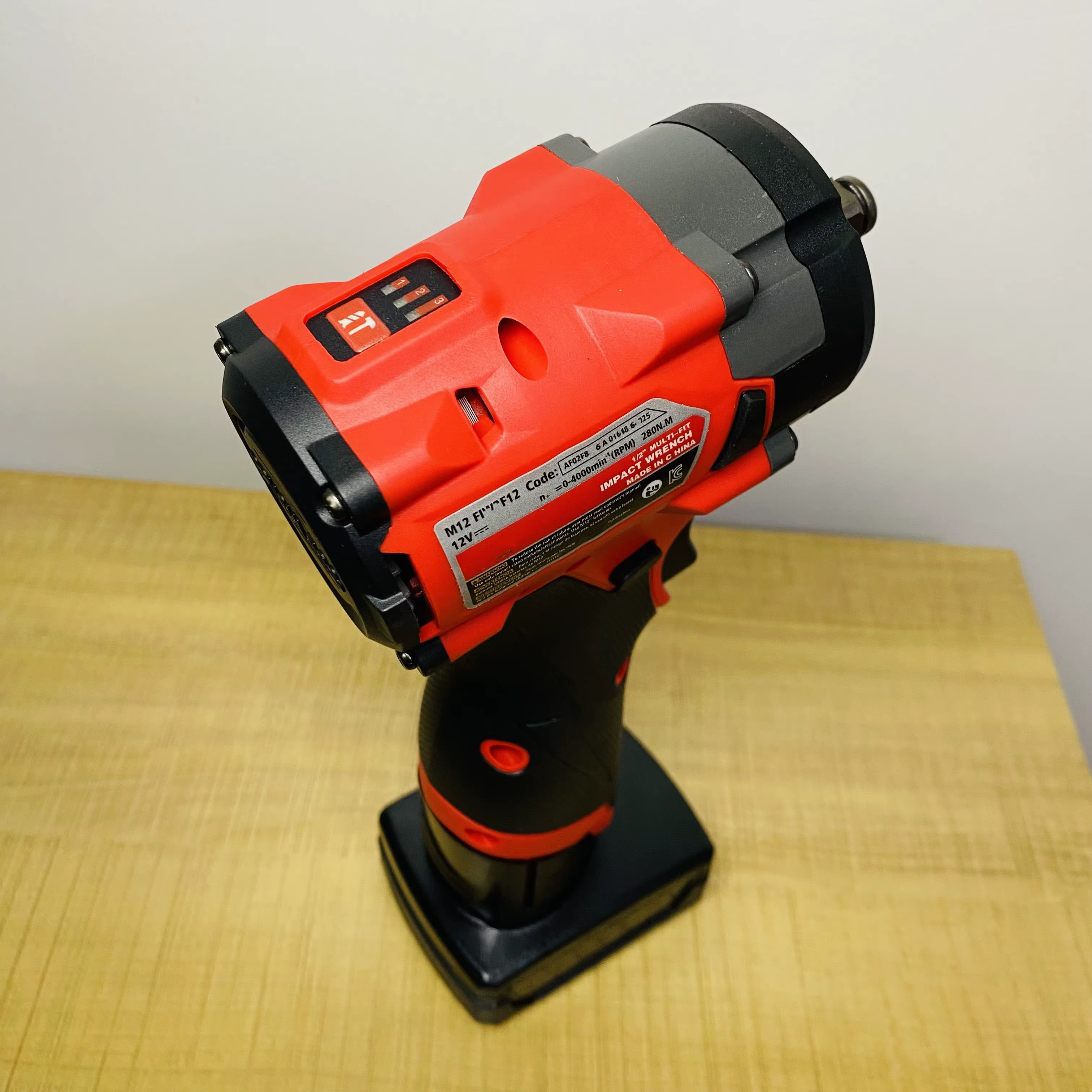 Clé à chocs électrique sans fil 1/2 pouce pour batterie Milwaukee 12V