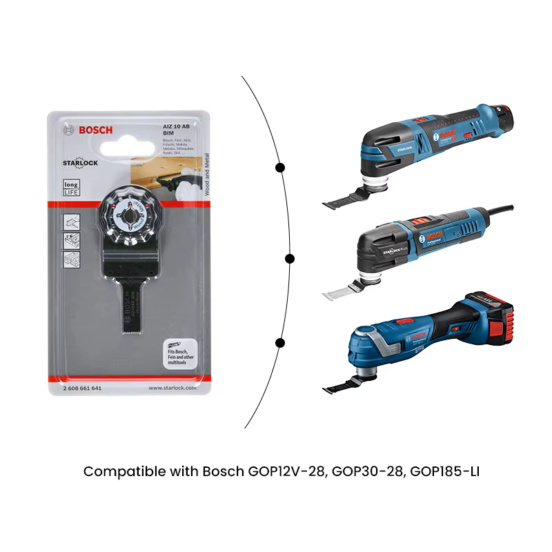 Bosch-Lame de Scie Oscillante Starlock AIZ 10 AB