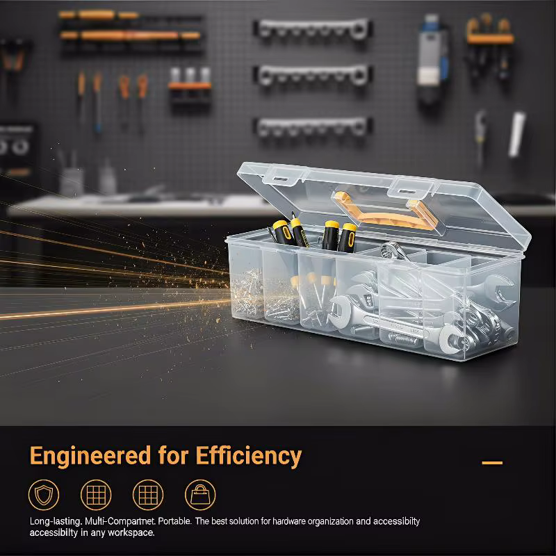 Boîte de rangement pour outils multi-compartiments