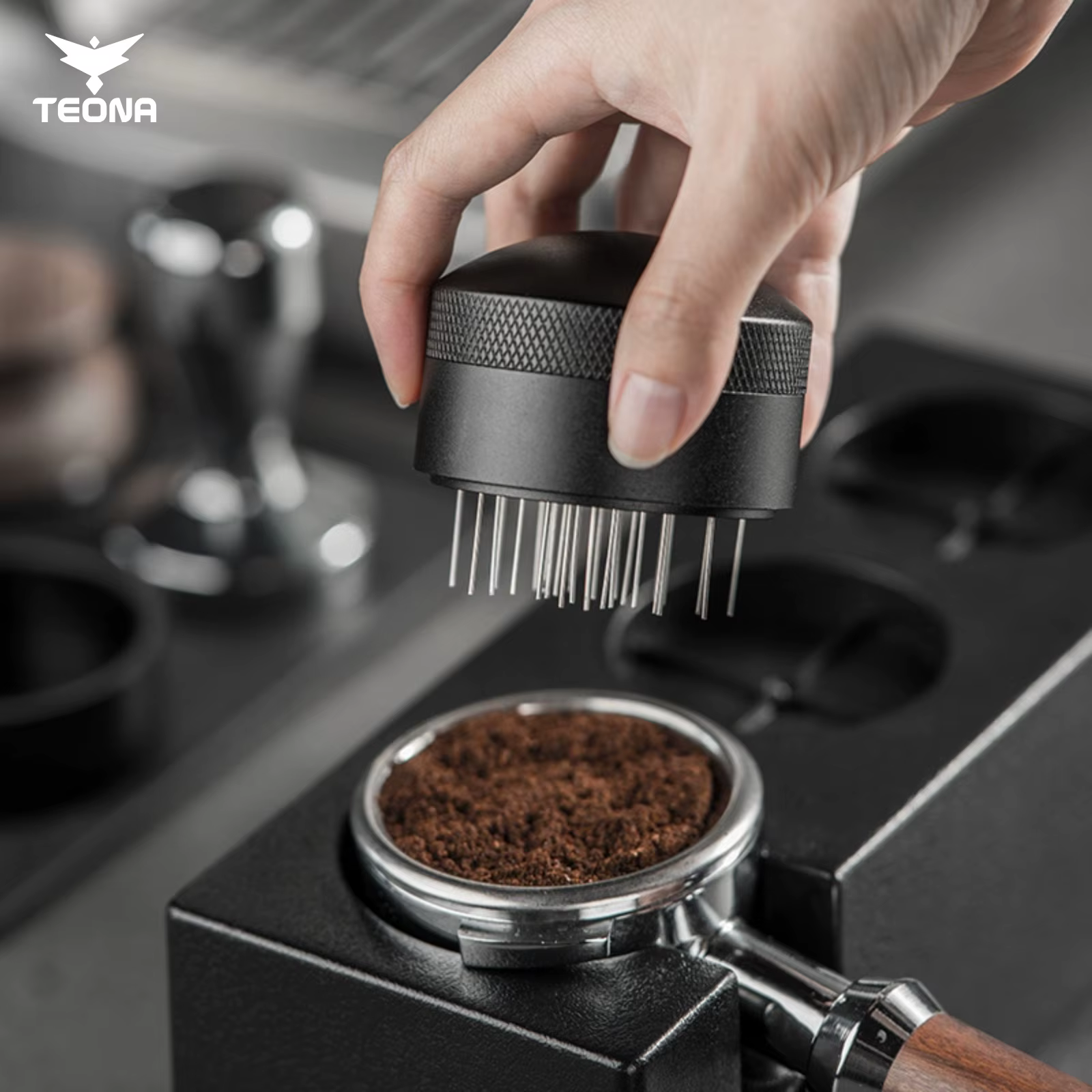 Agitateur à expresso WDT, outil de Distribution d'espresso pour porte-filtre 51mm 54mm 53mm 58mm, outil d'agitation de poudre de café