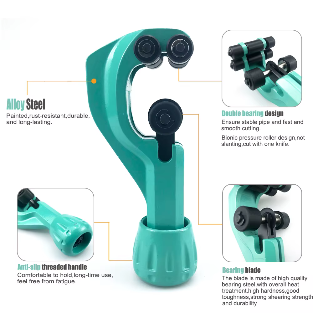 Coupe-tuyau ondulé en acier inoxydable
