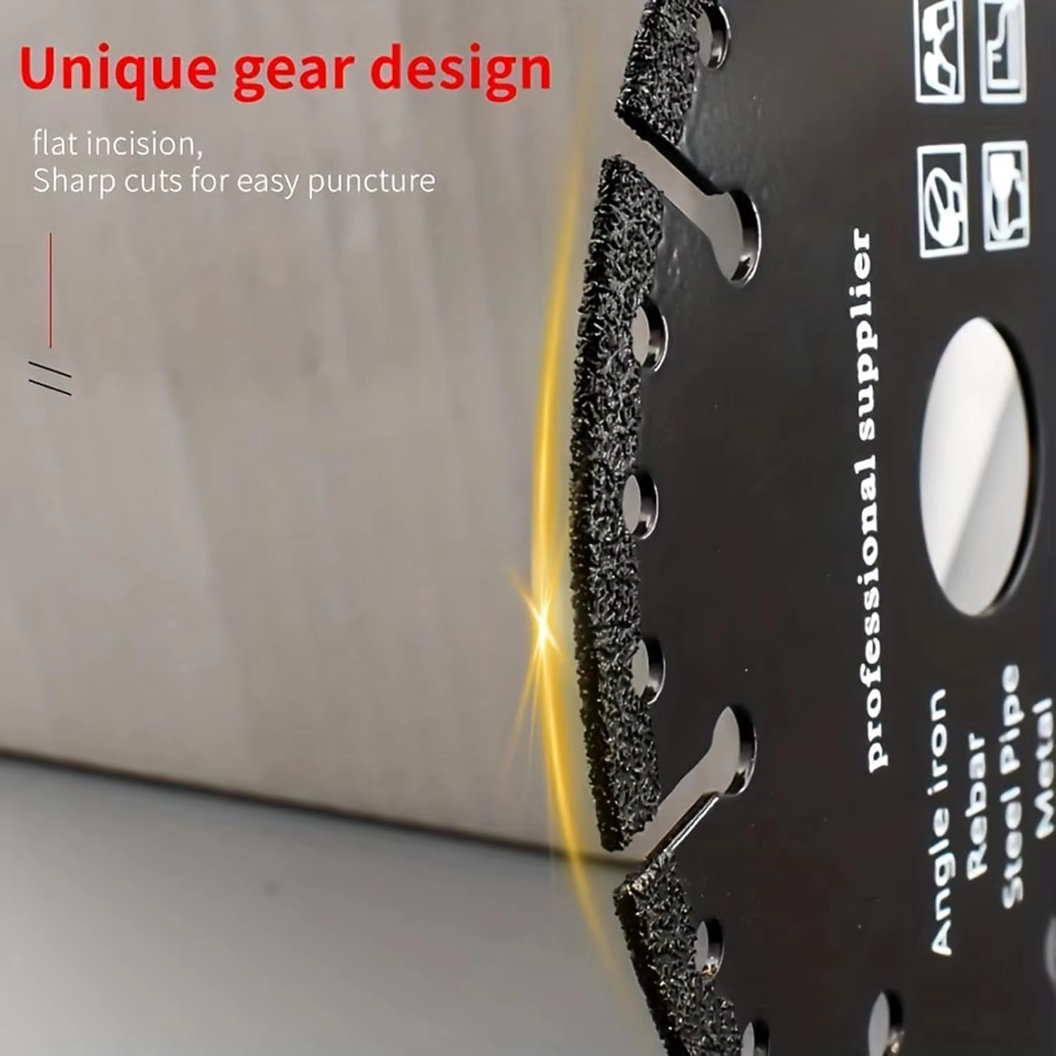 Lames diamantées pour coupe du métal de 125 mm – Disques tranchants pour l'acier
