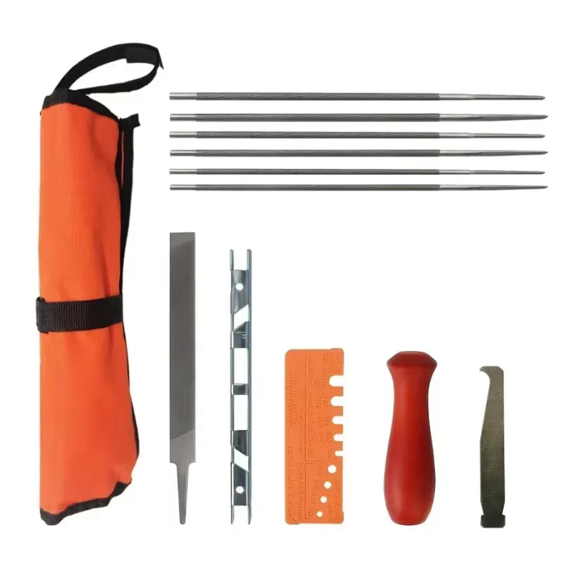 Kit d'affûtage de chaîne de tronçonneuse professionnel