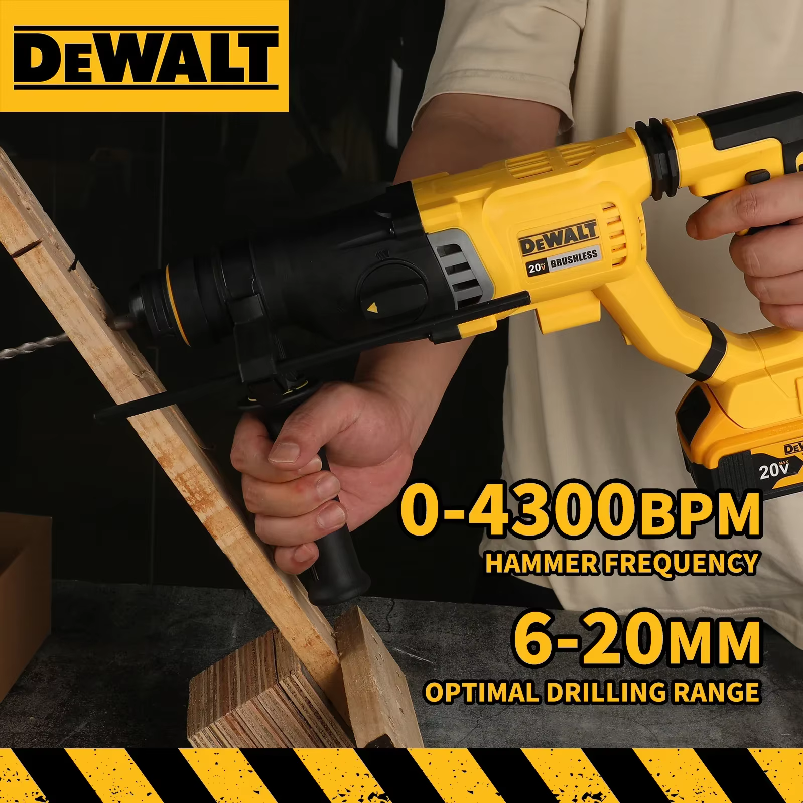 DEWALT – marteau sans fil sans balais