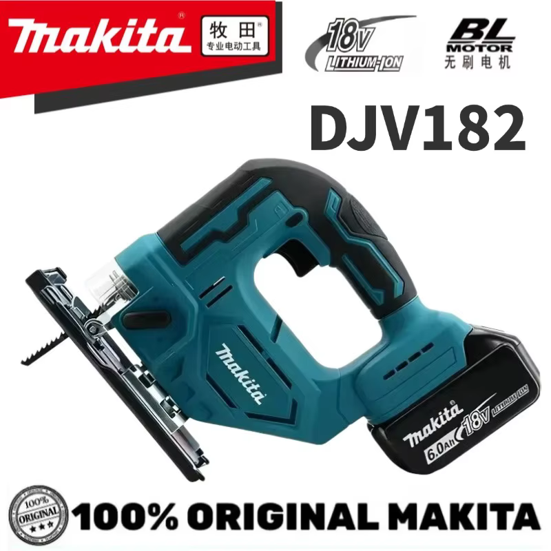 Scie sauteuse électrique sans fil Makita DJV182Z Brushless 18V 340W avec lame