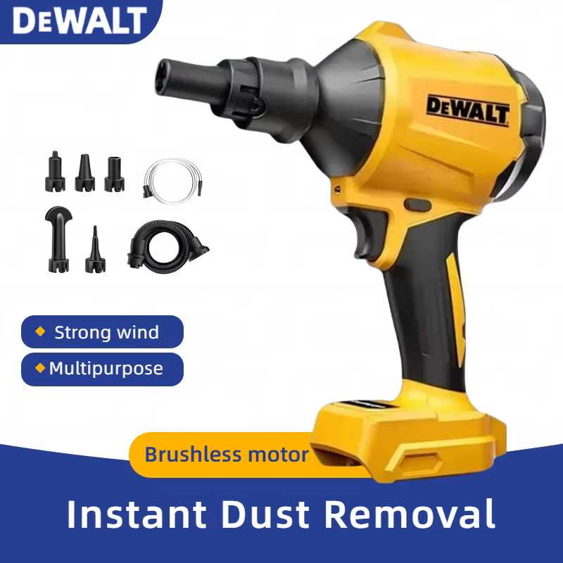 Souffleur d'air sans fil Dewalt sans balais avec buse
