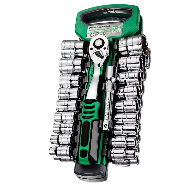 Jeu de douilles 72Drive 1/4 "-3/8"-1/2"