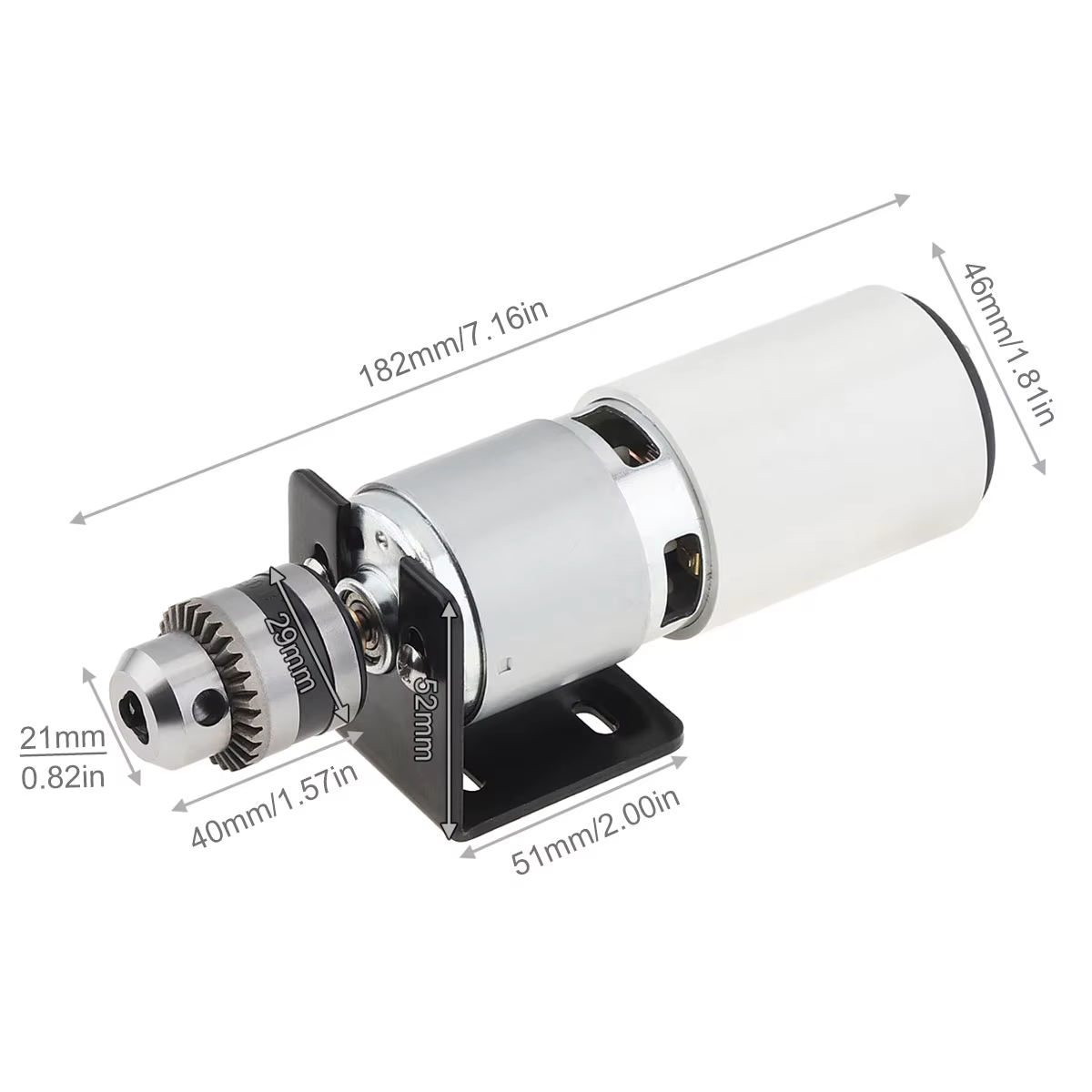 Kit de scie de Table moteur 12-24V 775