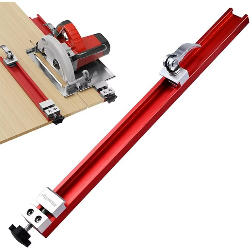Guide de base de machine de découpe réglable en aluminium pour le travail du bois