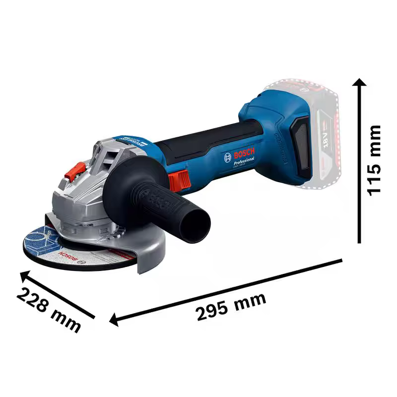 Bosch GWS 18V-8 professionnel 18V meuleuse d'angle sans fil M10 100mm Machine de découpe sans brosse 11