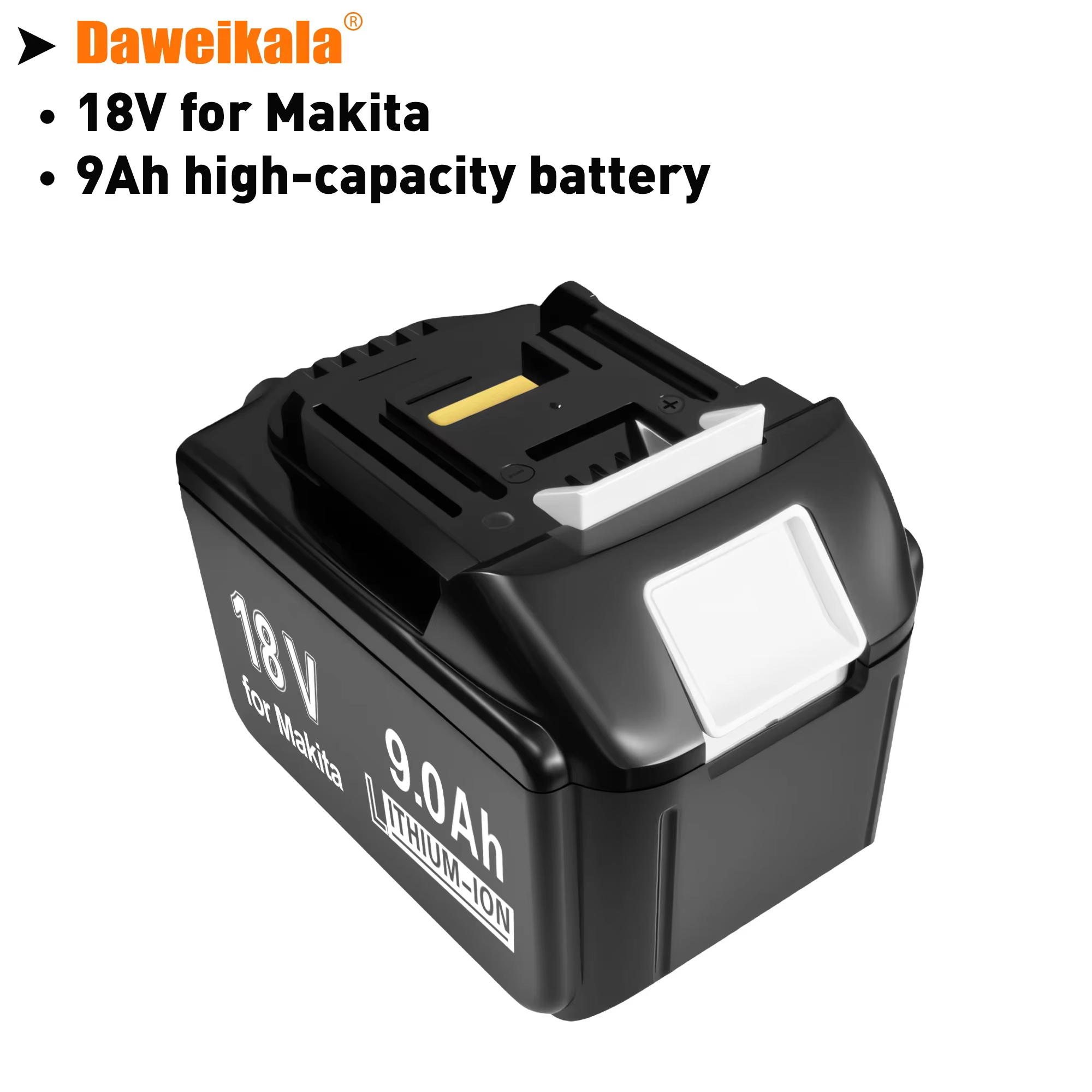 Batterie Rechargeable Li-Ion 18V 9Ah pour Makita