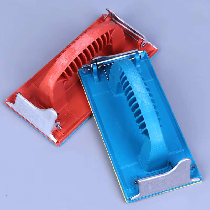 Support de papier abrasif avec poignée ergonomique