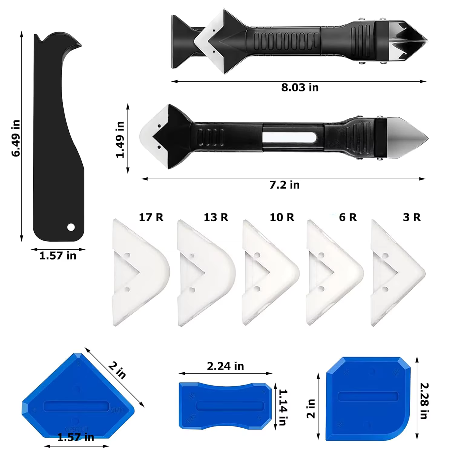 Applicateur de buse de calfeutrage en Silicone
