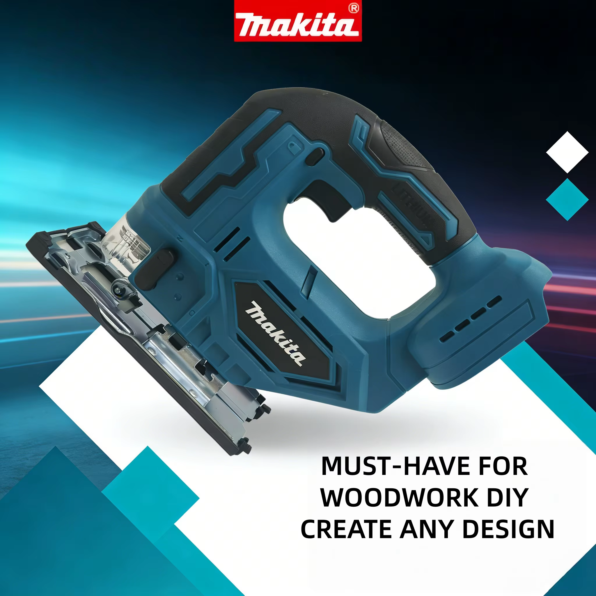 Scie sauteuse sans fil Makita DJV182Z 18V sans balais 340W