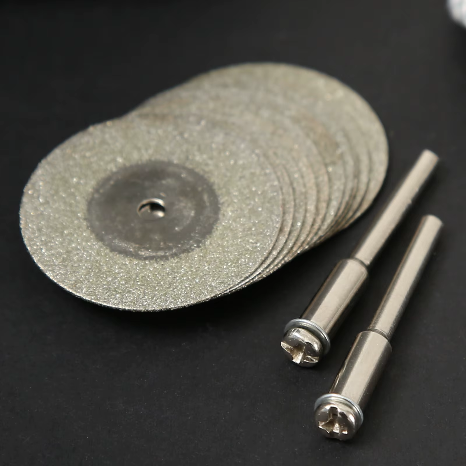 10 pièces/ensemble disques de coupe 30mm + 2 arbre d'arbre lame