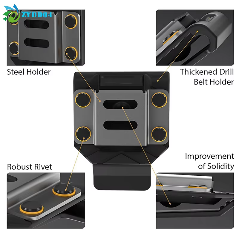 ● 1 support de ceinture pour perceuse