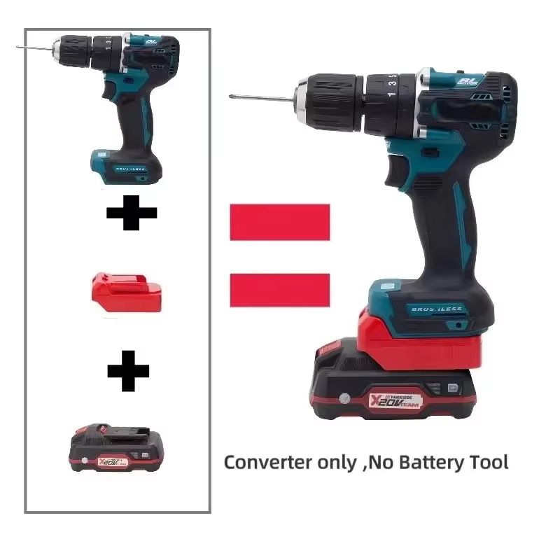 Adaptateur de batterie Makita 18V/Parkside pour convertisseur d'outils Makita/Lidl PARKSIDE X20 (outils