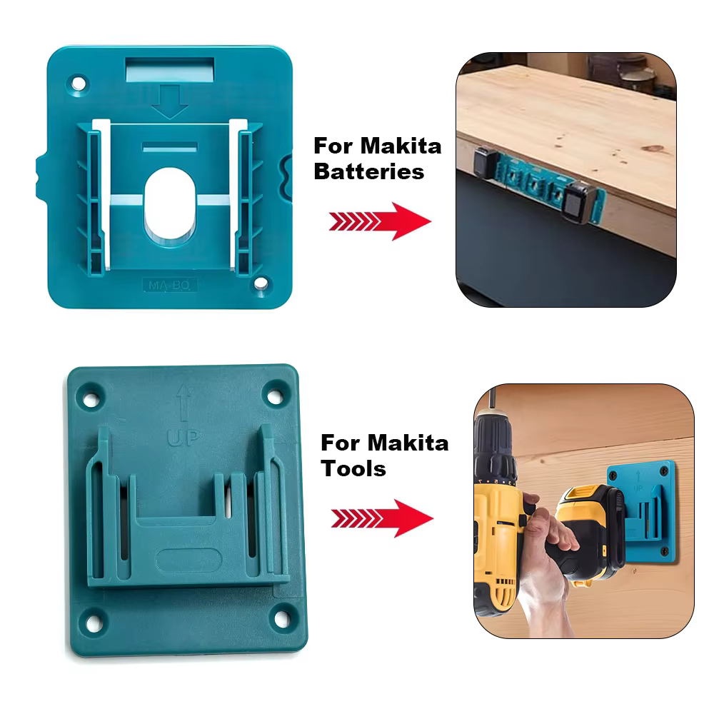 5-10 paquets de porte-outils ou porte-batterie pour Makita 18V