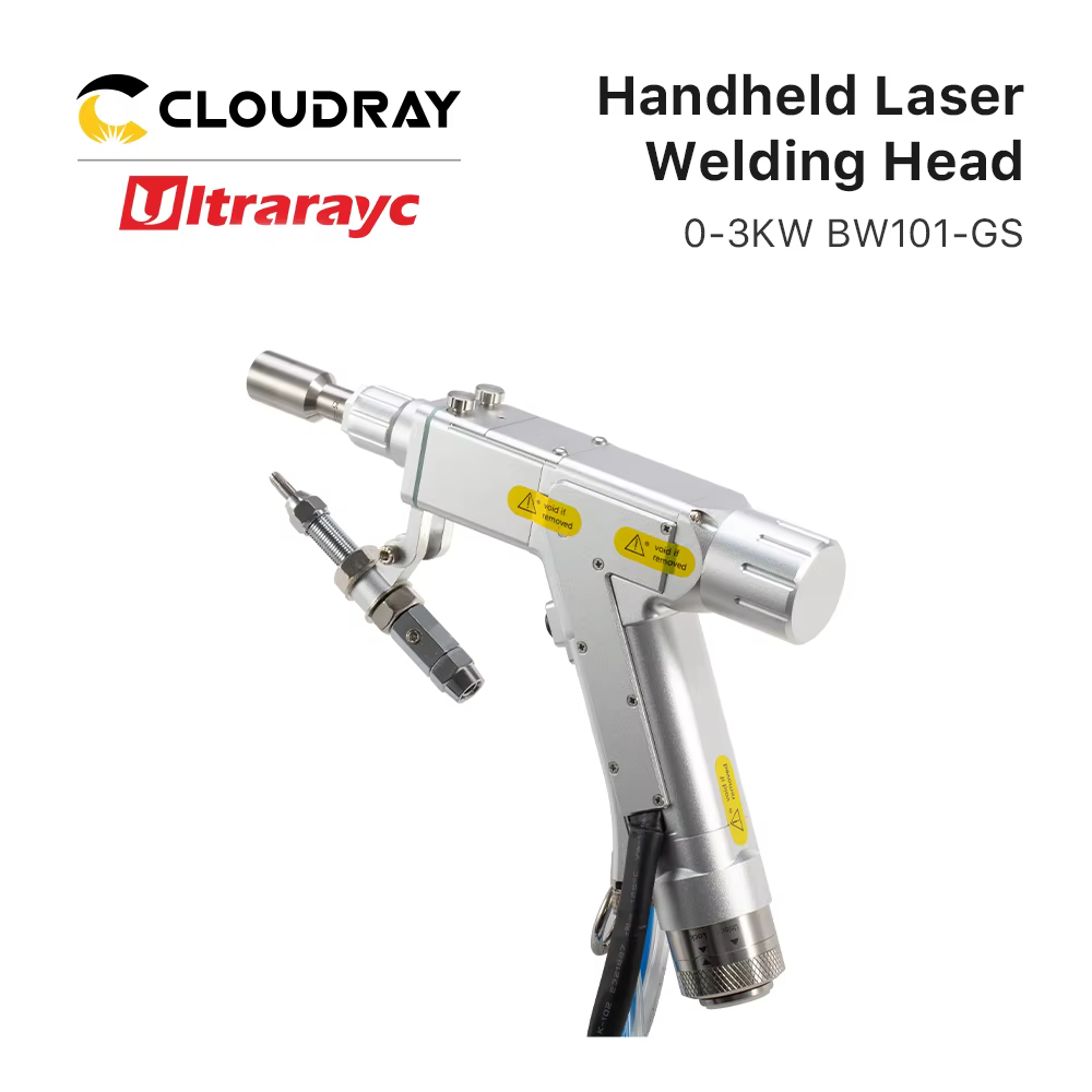 Ultrarayc Raytools BW101 Déterminer la tête de soudage au laser 0-3kW avec chargeur de fil RT-HWS-YB80A pour machine de