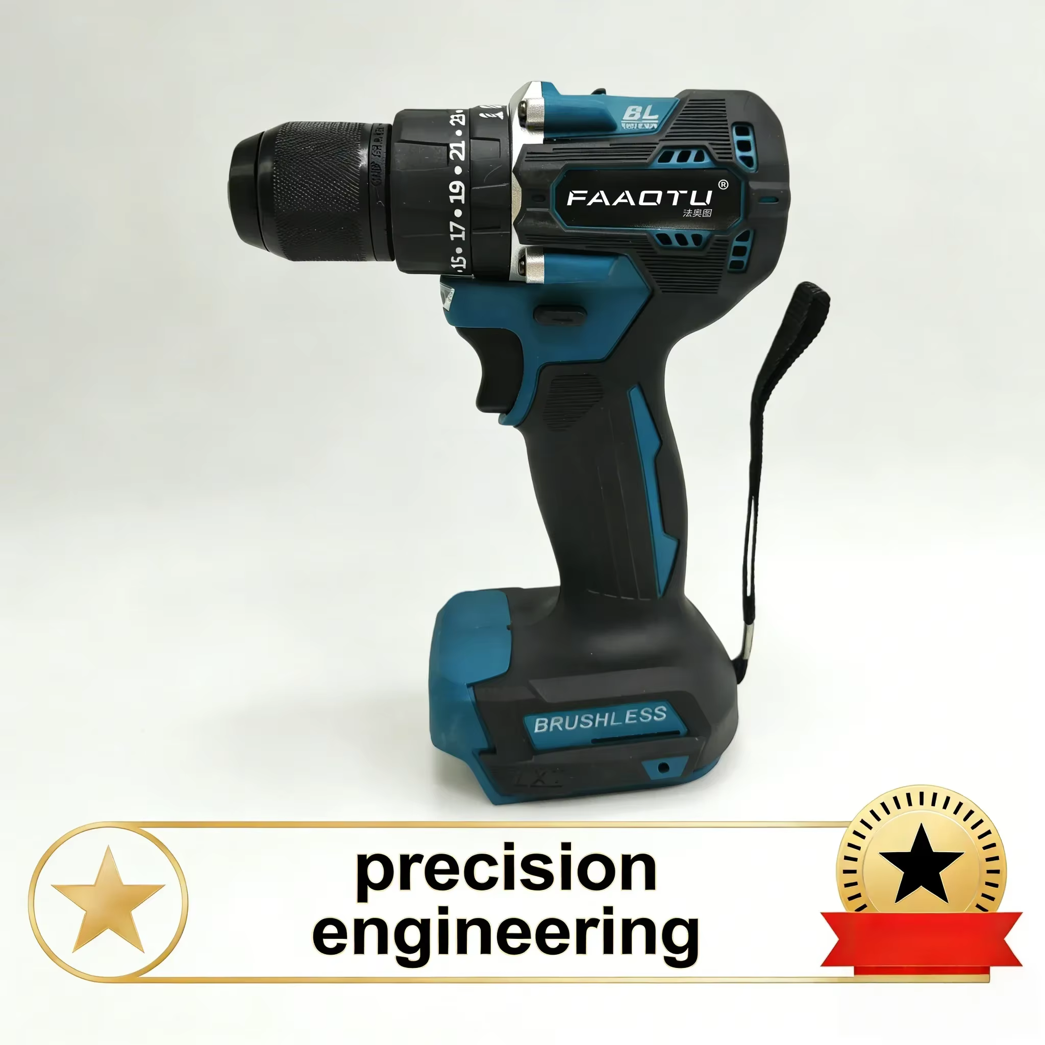 Perceuse électrique FAAOTU 487-10mm - Qualité MT, multifonctionnelle pour le bois/métal/béton, compatible avec les batteries MT