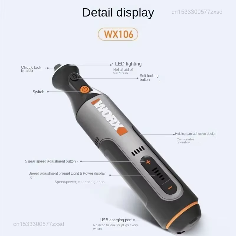 Outil rotatif Worx Mini 4V/8V