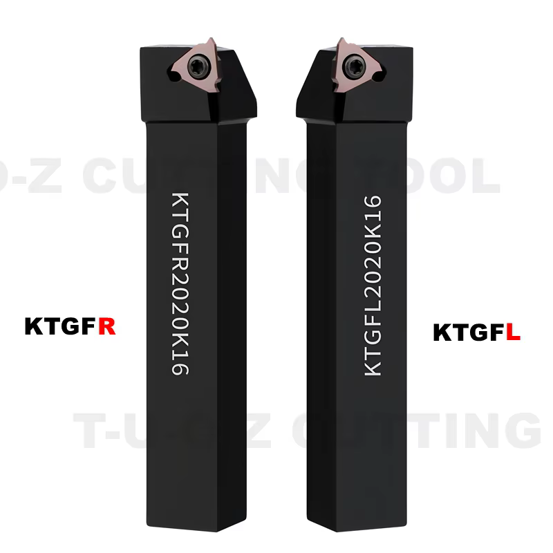 TUOZ CNC outil de tour tourelle de montage verticale CTGFR/KTGFR/KTGFSR/CTGFSR pince à ressort porte-outil à rainure peu profonde
