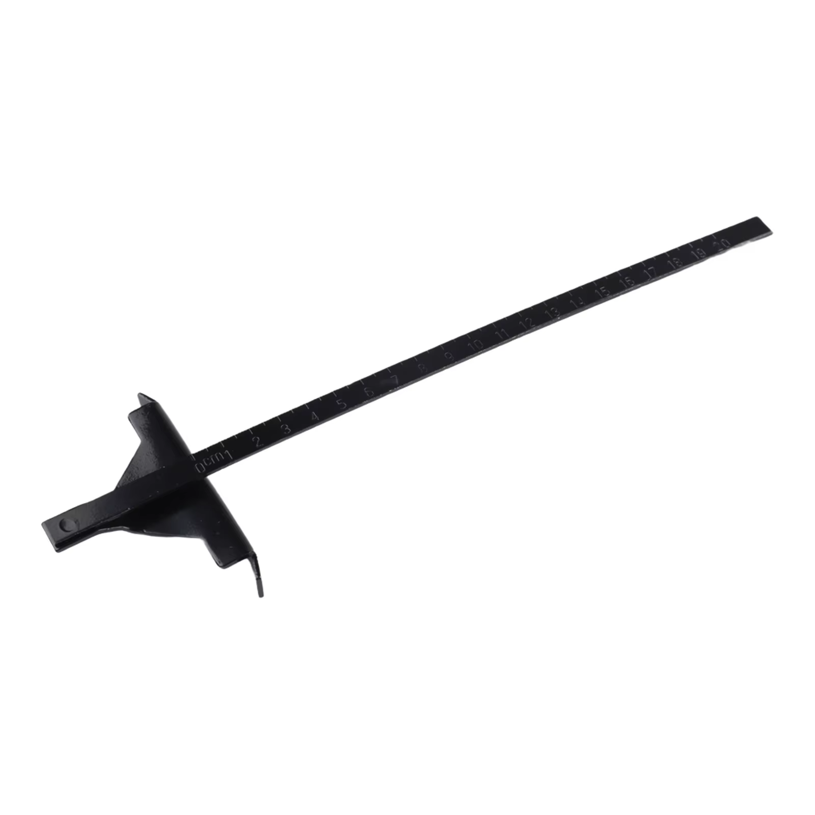 Guide de scie circulaire noir pour projets de construction