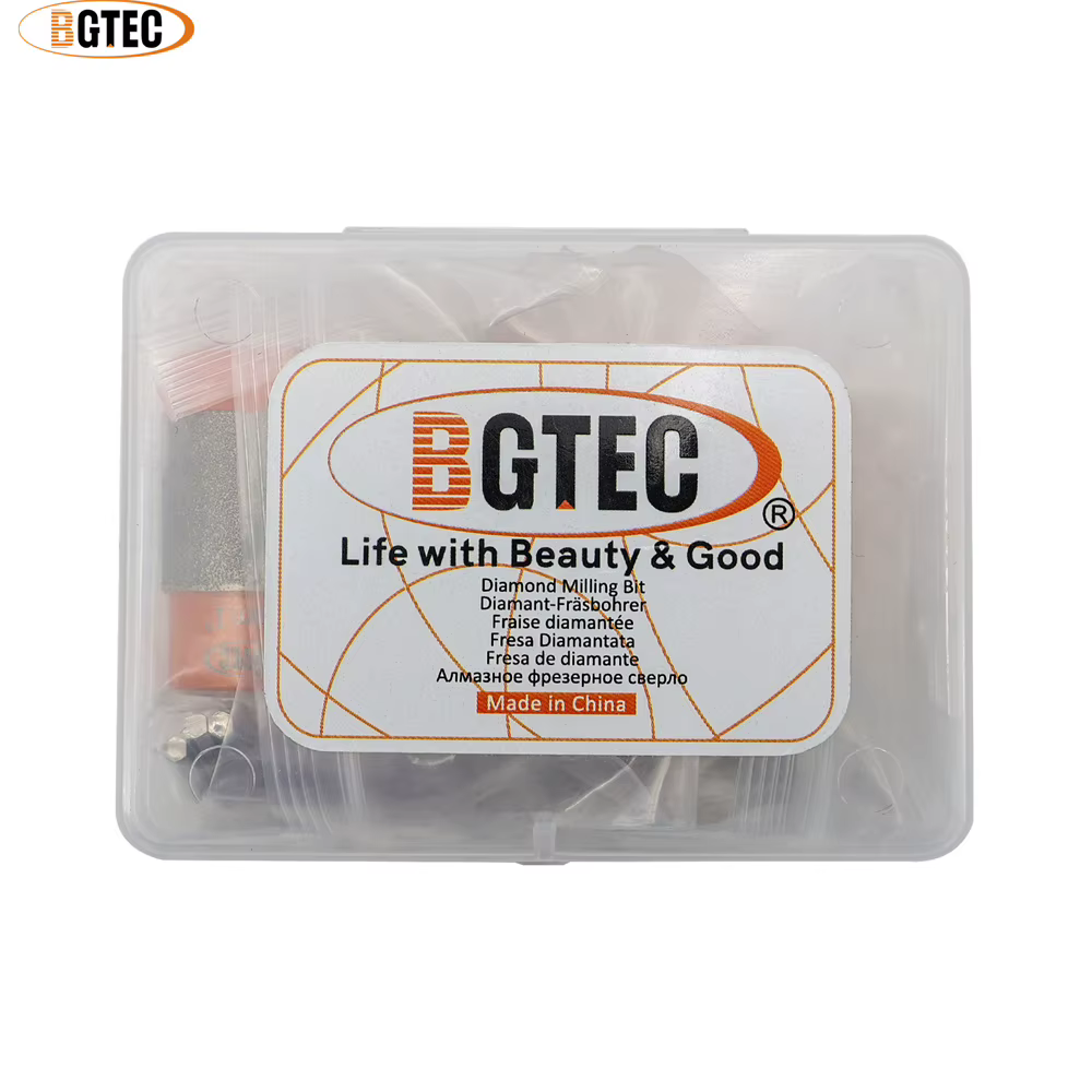 BGTEC 3/6/19/25mm Têtes de meuleuses pour verre