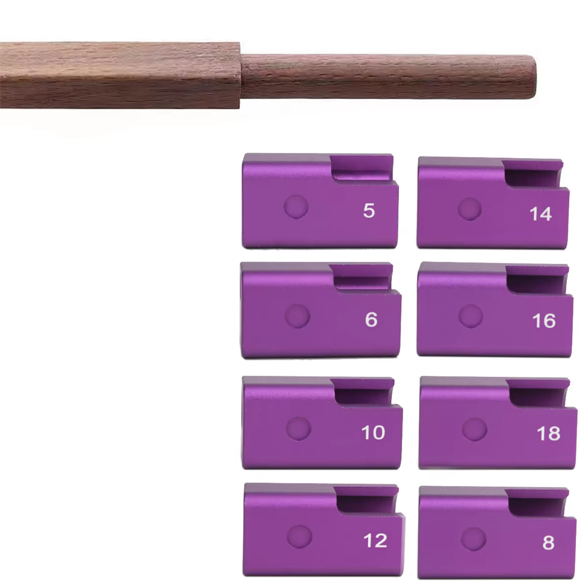 Fabricant de chevilles métrique 5mm-18mm avec 1 pièce de lame en carbure
