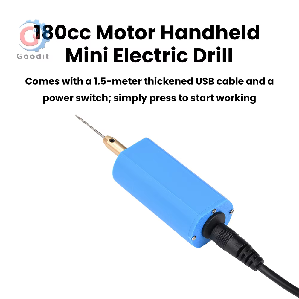 Mini perceuse USB 10000 tr/min haute vitesse 5V