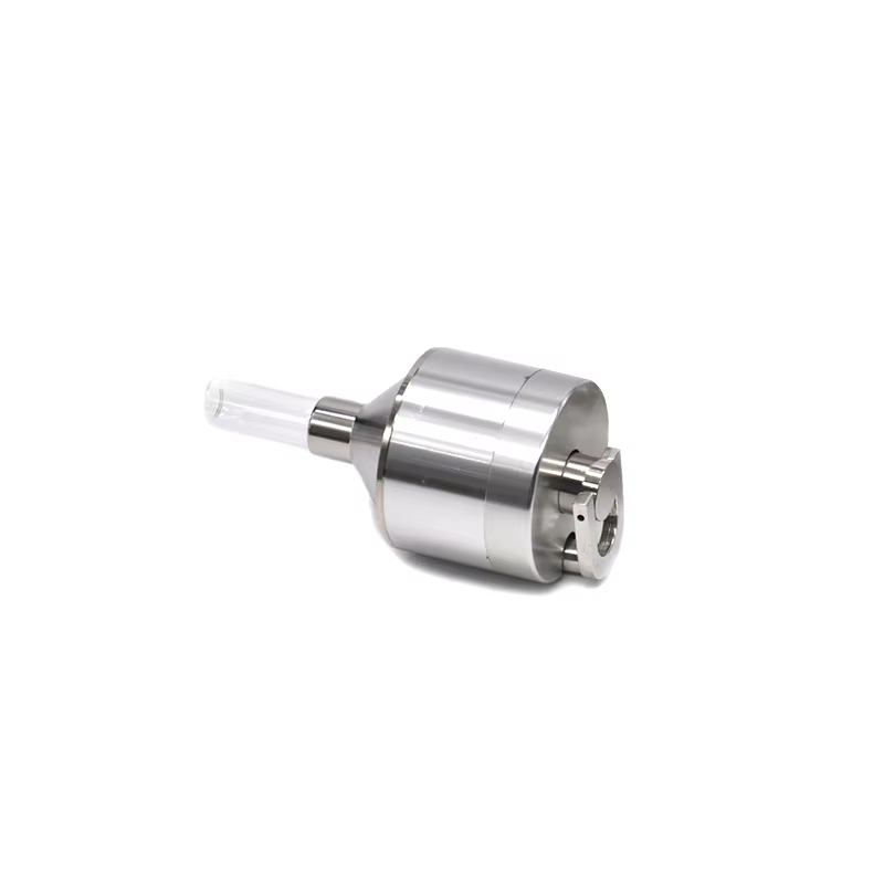 Broyeur manuel en métal de 44 mm de diamètre, broyeur à poudre avec entonnoir inférieur en verre